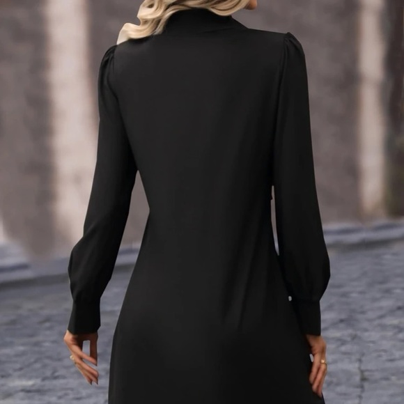 Fall Line Women’s BowTie Shirt Dress - Picture 10 of 16